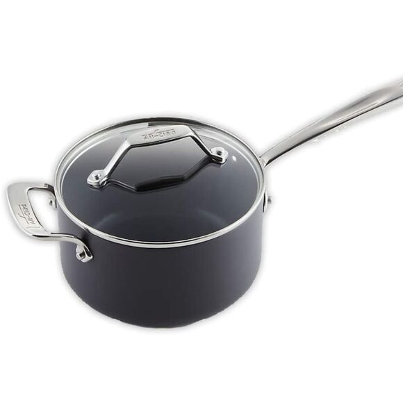 All-Clad Essentials Non-Stick 2.5QT Saucepan w/Lid - Picture 3 of 9